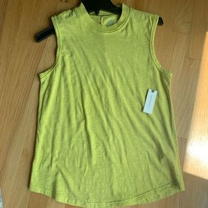 Pilcro chartreuse tank top